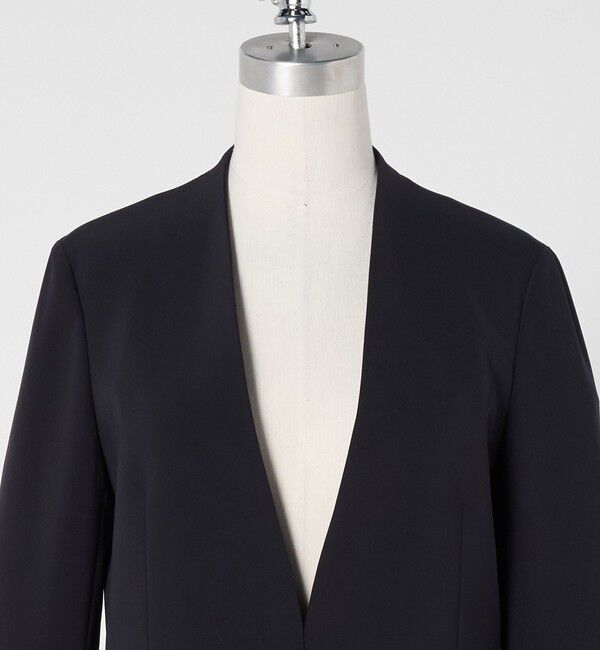 UNITED ARROWS green label relaxing「［size SHORTあり］パウドレ ノーラペル ジャケット ウォッシャブル ストレッチ」|ノーカラージャケット|