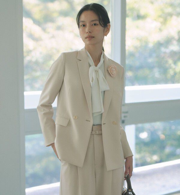 UNITED ARROWS green label relaxing「トロミ ボウタイ ブラウス マシンウォッシャブル」|シャツ・ブラウス|