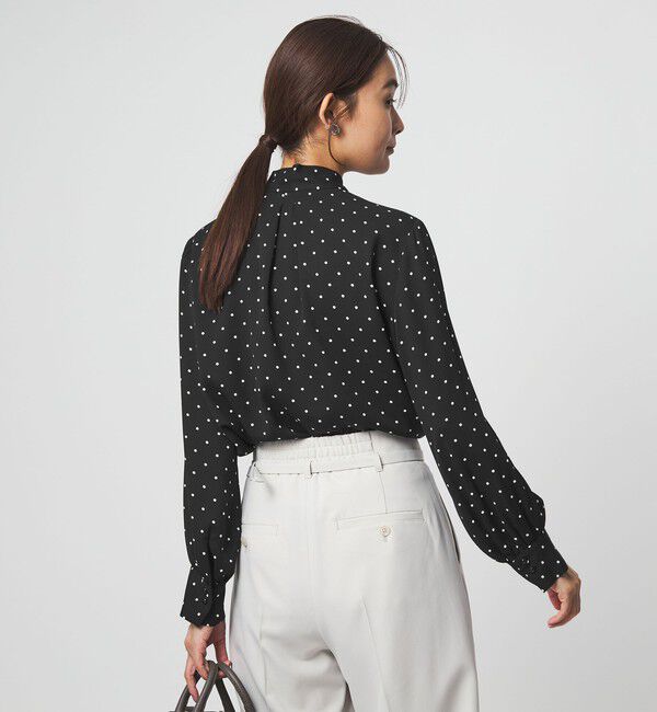 UNITED ARROWS green label relaxing「トロミ ボウタイ ブラウス マシンウォッシャブル」|シャツ・ブラウス|