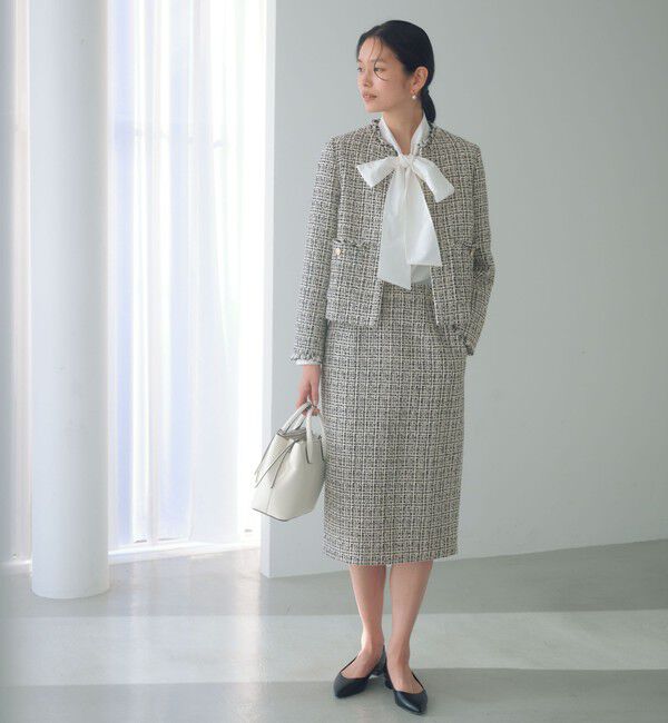 UNITED ARROWS green label relaxing「ツイードライク タイト スカート」|タイト|