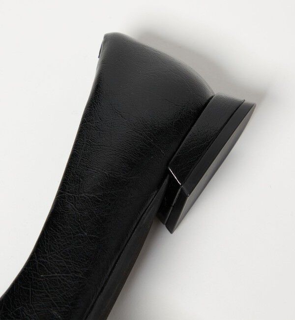 UNITED ARROWS green label relaxing「クッショニーシューズ スクエアトゥ メタルチップ / フラットシューズ」|パンプス|