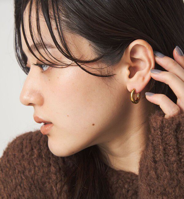 UNITED ARROWS green label relaxing「【WEB限定】フープピアス」|ピアス|