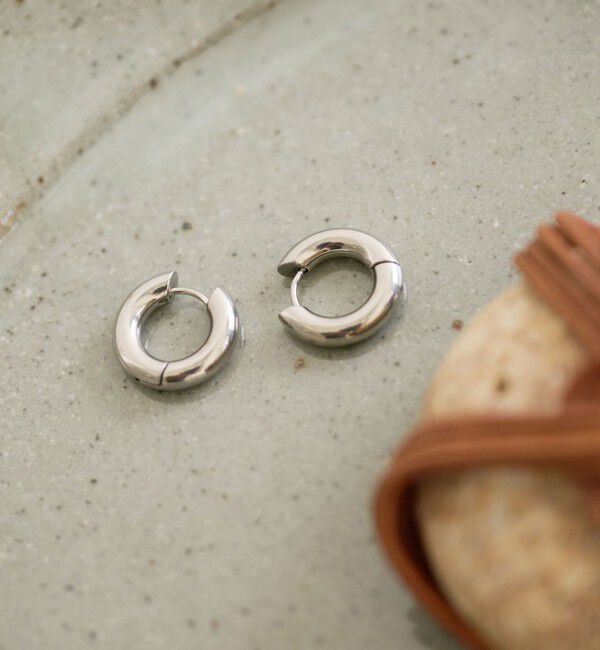 UNITED ARROWS green label relaxing「【WEB限定】フープピアス」|ピアス|