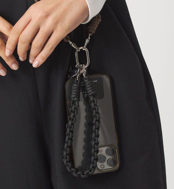 UNITED ARROWS green label relaxing「＜To b. by agnes b.コラボ＞モバイル ストラップ 2」|その他|BLACK