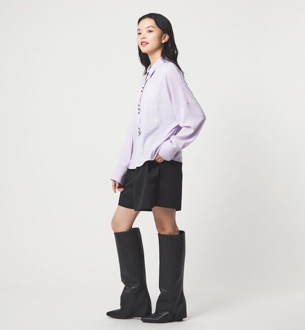 EMMEL REFINES「＜EMMEL REFINES＞EM V/ポプリン オーバー シャツ」|シャツ・ブラウス|