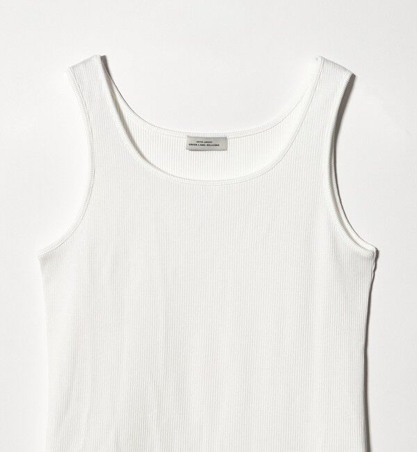 UNITED ARROWS green label relaxing「ブライトリブ タンクトップ」|タンクトップ|