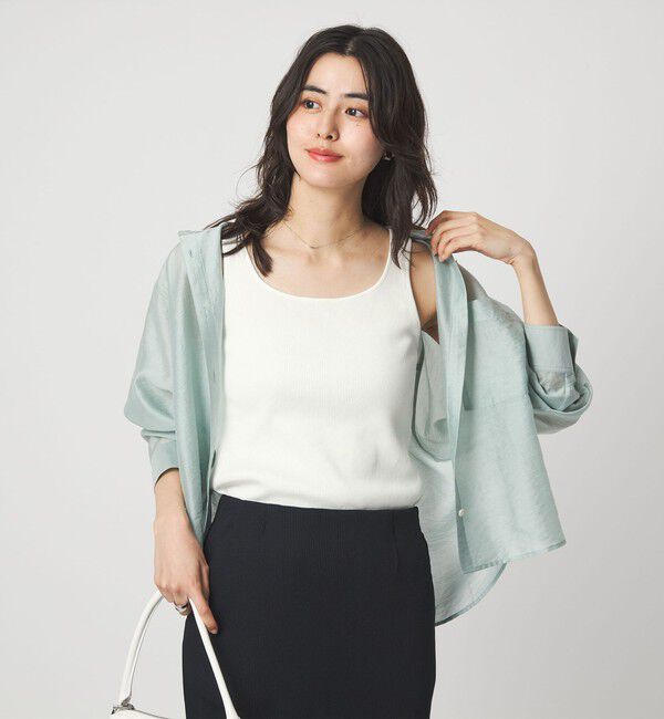 UNITED ARROWS green label relaxing「ブライトリブ タンクトップ」|タンクトップ|