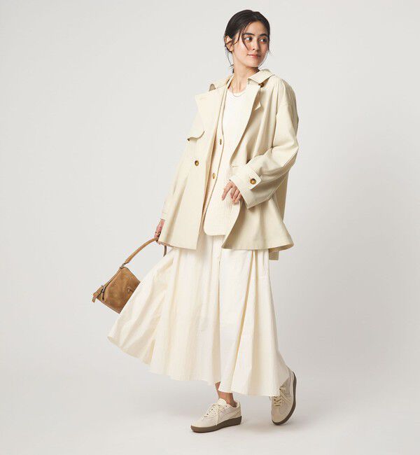 UNITED ARROWS green label relaxing「［size SHORTあり］ミドル トレンチ コート 撥水」|トレンチコート|