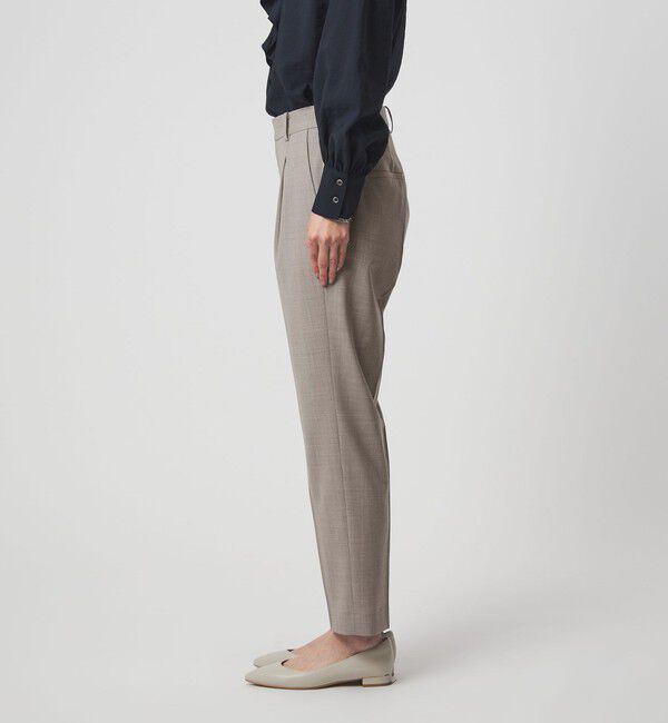 UNITED ARROWS green label relaxing「［size SHORT/TALLあり］カチリラ テーパードパンツ ウォッシャブル ストレッチ」|スラックス|