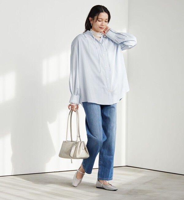 UNITED ARROWS green label relaxing「シアー ドット タートルネック カットソー」|Tシャツ・カットソー|