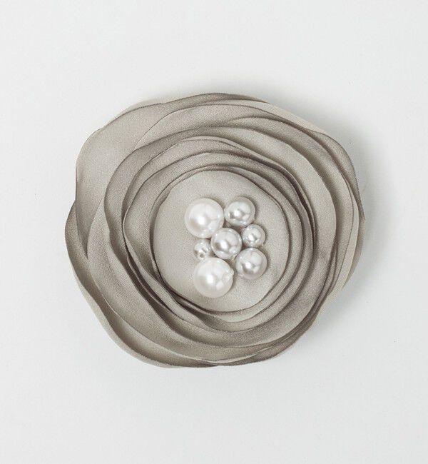 UNITED ARROWS green label relaxing「フラットフラワー コサージュ」|ブローチ・コサージュ|