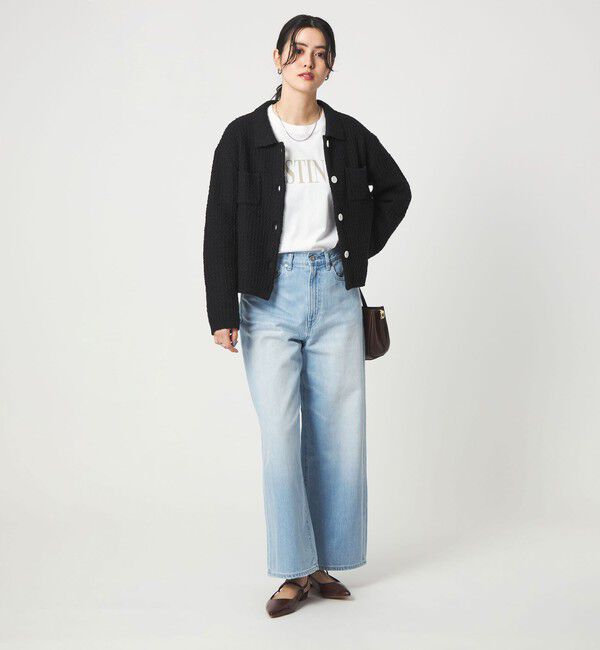 UNITED ARROWS green label relaxing「ブークレ ポロニット カーディガン ウォッシャブル」|カーディガン|