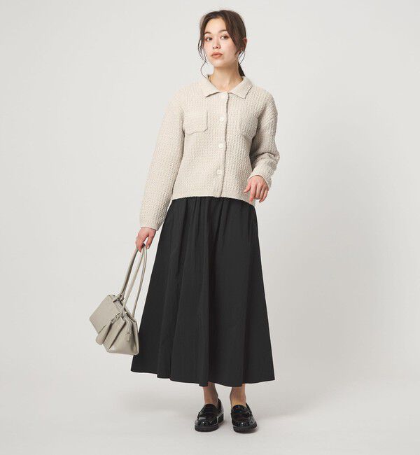 UNITED ARROWS green label relaxing「ブークレ ポロニット カーディガン ウォッシャブル」|カーディガン|