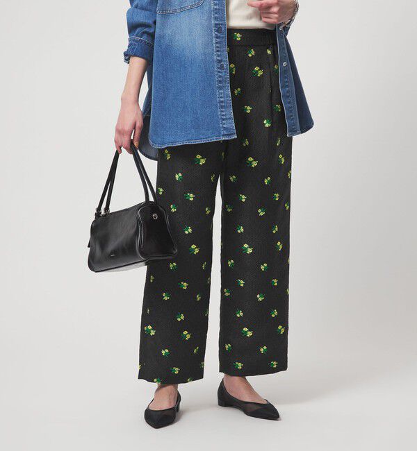UNITED ARROWS green label relaxing「フラワー ジャガード パンツ」|その他|