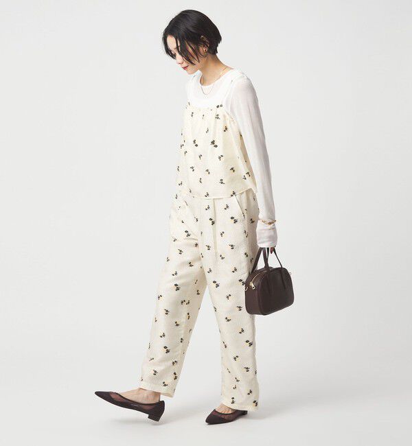 UNITED ARROWS green label relaxing「フラワー ジャガード キャミソール」|キャミソール|