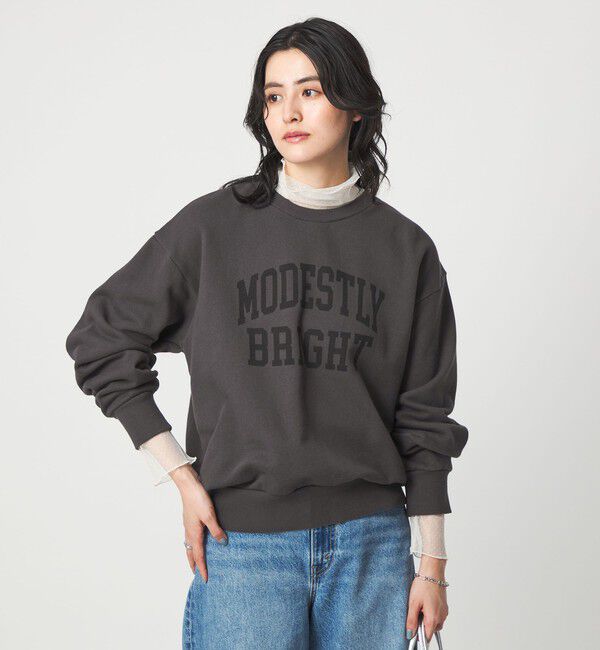 UNITED ARROWS green label relaxing「フェード カレッジ ロゴ スウェット プルオーバー」|スウェット・ジャージ|