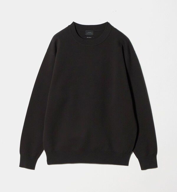 UNITED ARROWS green label relaxing「コットン シルク ミラノリブ クルーネック ニット」|ニット・セーター|