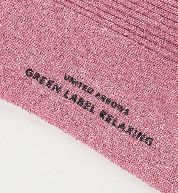 UNITED ARROWS green label relaxing「ラメ リブソックス / 靴下」|ソックス|