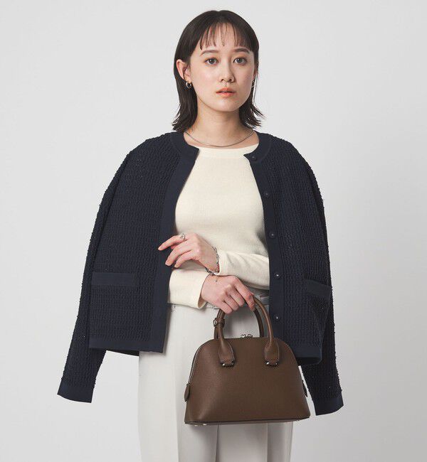 UNITED ARROWS green label relaxing「ラメ リブ ボートネック カットソー」|Tシャツ・カットソー|