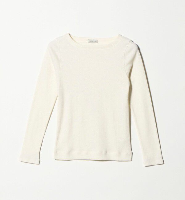 UNITED ARROWS green label relaxing「ラメ リブ ボートネック カットソー」|Tシャツ・カットソー|