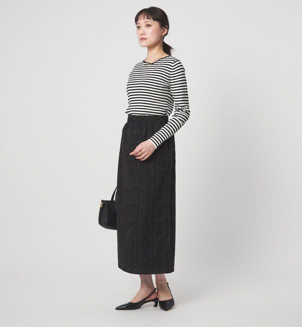 UNITED ARROWS green label relaxing「カットジャガード タイト スカート」|タイト|