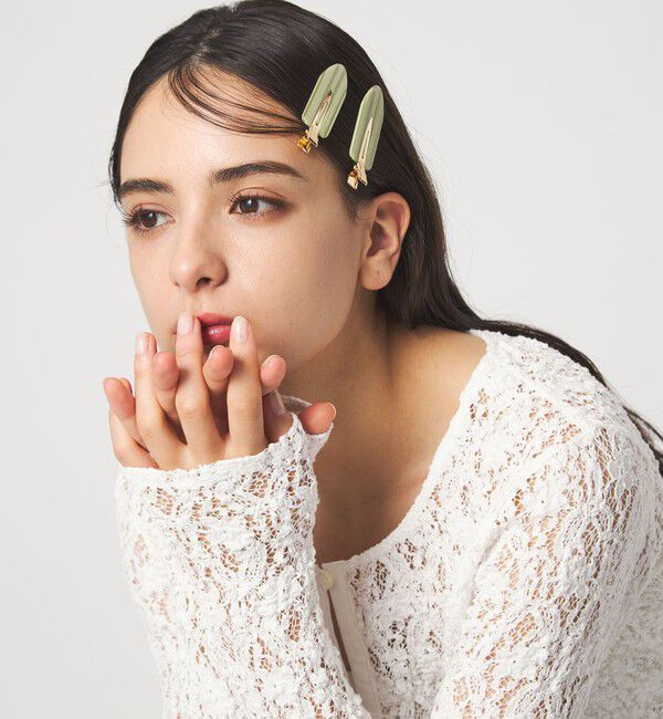 UNITED ARROWS green label relaxing「＜PEIGNEE＞ ヘアクリップ / PAIR」|ピアス|