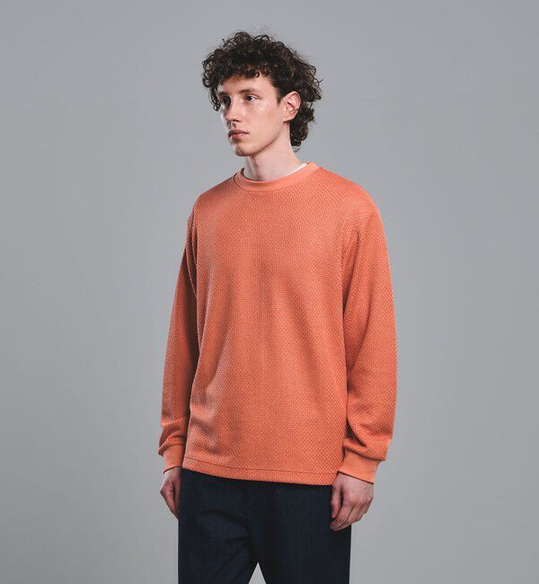 UNITED ARROWS green label relaxing「クリア ラッセル クルーネック カットソー」|Tシャツ・カットソー|ORANGE