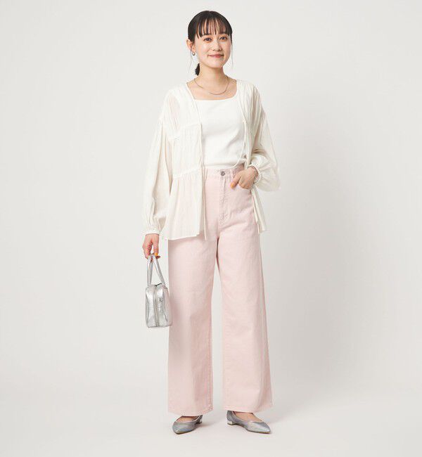 UNITED ARROWS green label relaxing「全方位映えギャザーブラウス」|シャツ・ブラウス|