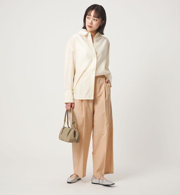 UNITED ARROWS green label relaxing「FAbRICA 2タック ワイド パンツ」|チノ|