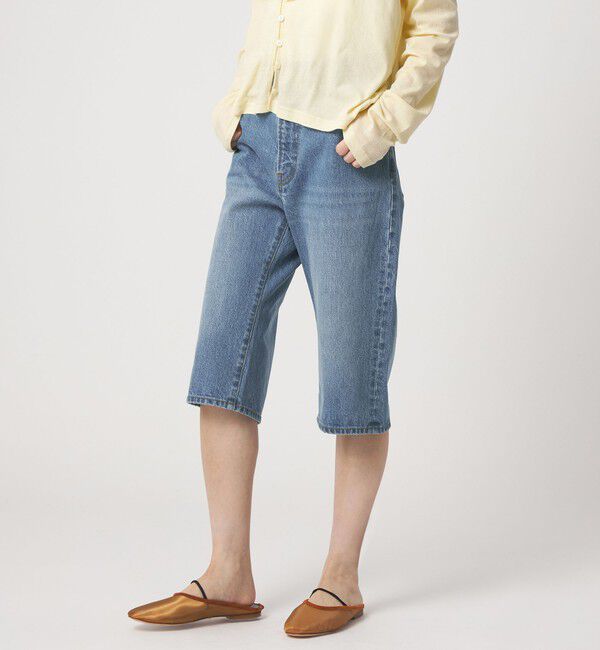 EMMEL REFINES「＜EMMEL REFINES＞EM デニム カプリ パンツ」|チノ|