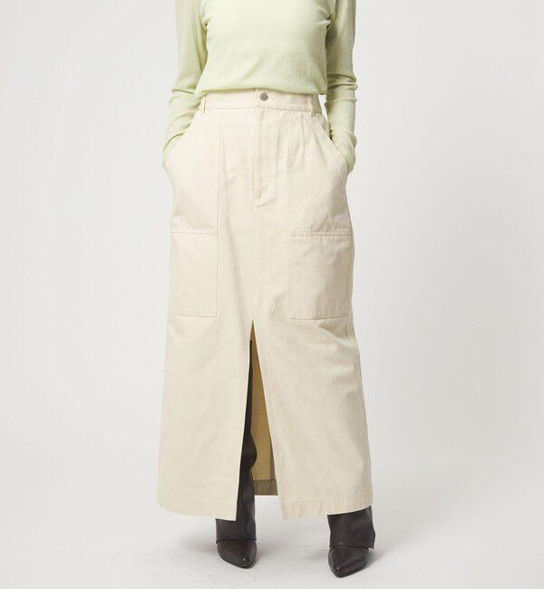 EMMEL REFINES「＜EMMEL REFINES＞EM ベイカーライク ステッチ スカート」|スカート|