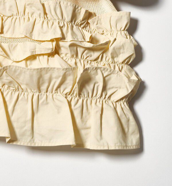 EMMEL REFINES「＜EMMEL REFINES＞EM ドッキングフリル 2WAY ニット」|ニット・セーター|