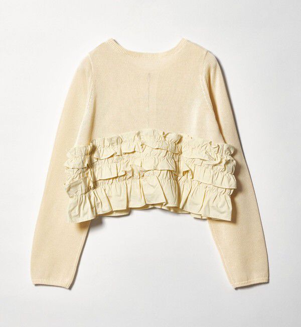 EMMEL REFINES「＜EMMEL REFINES＞EM ドッキングフリル 2WAY ニット」|ニット・セーター|