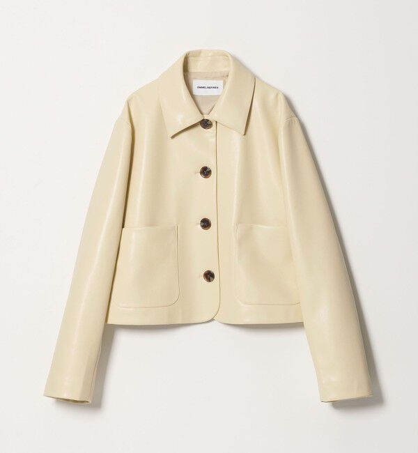 EMMEL REFINES「＜EMMEL REFINES＞EM レザーライク ショートブルゾン」|その他|