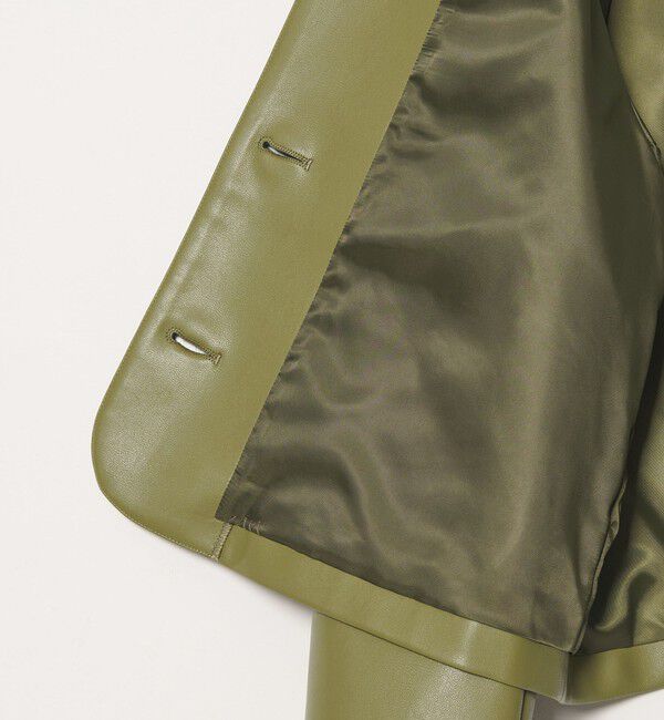 EMMEL REFINES「＜EMMEL REFINES＞EM レザーライク ショートブルゾン」|その他|