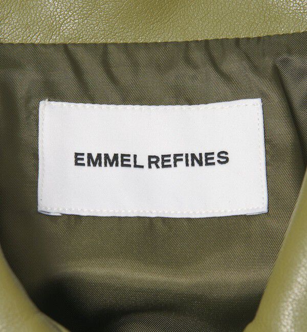 EMMEL REFINES「＜EMMEL REFINES＞EM レザーライク ショートブルゾン」|その他|