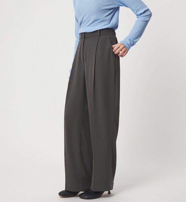 EMMEL REFINES「＜EMMEL REFINES＞EM センタープレス トロミ パンツ」|チノ|