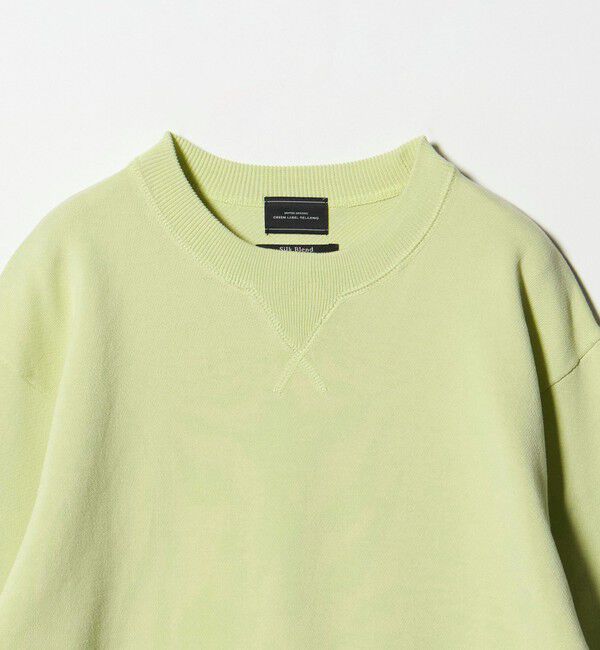 UNITED ARROWS green label relaxing「コットン シルク ミックス インレイ クルーネック ニット」|ニット・セーター|