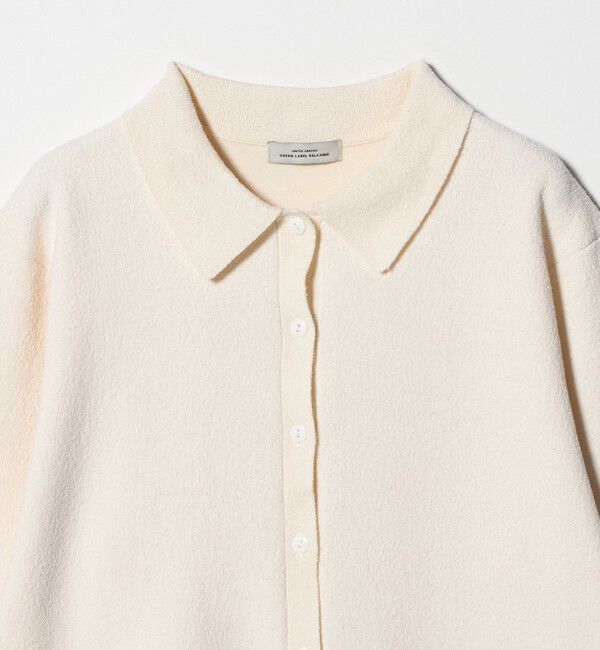 UNITED ARROWS green label relaxing「ブークレ ポロカーディガン ウォッシャブル」|カーディガン|