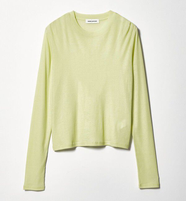 EMMEL REFINES「＜EMMEL REFINES＞EM テレコ クルーネック ロングスリーブ」|Tシャツ・カットソー|
