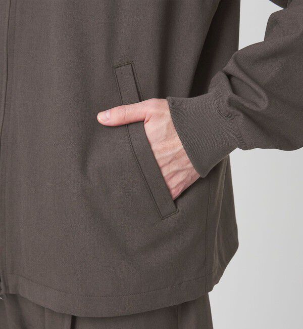 UNITED ARROWS green label relaxing「FREELITCH リブ ブルゾン -2WAYストレッチ・吸水速乾-」|ブルゾン・スタジャン|