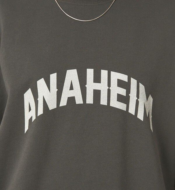 UNITED ARROWS green label relaxing「【別注】＜Champion＞6分袖 プリント スウェット プルオーバー」|Tシャツ・カットソー|