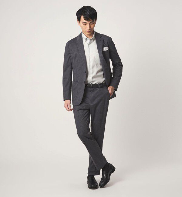 UNITED ARROWS green label relaxing「エブリット コットンオックス ソリッド スナップ ボタンダウン シャツ -イージーアイロン-」|シャツ・ブラウス|