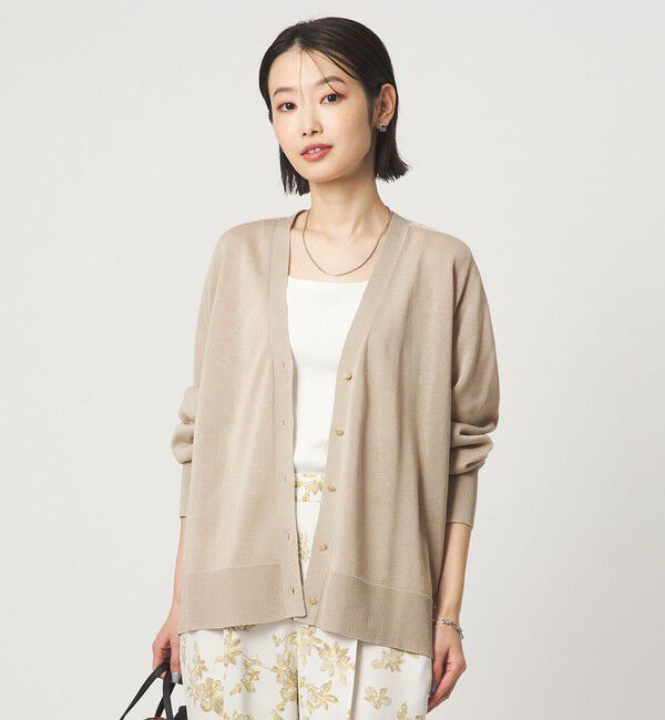 UNITED ARROWS green label relaxing「シャーリー Vネック ニット カーディガン ウォッシャブル」|カーディガン|