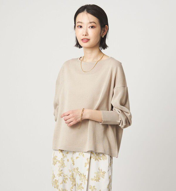 UNITED ARROWS green label relaxing「シャーリー ワイド プルオーバー ニット ウォッシャブル」|ニット・セーター|