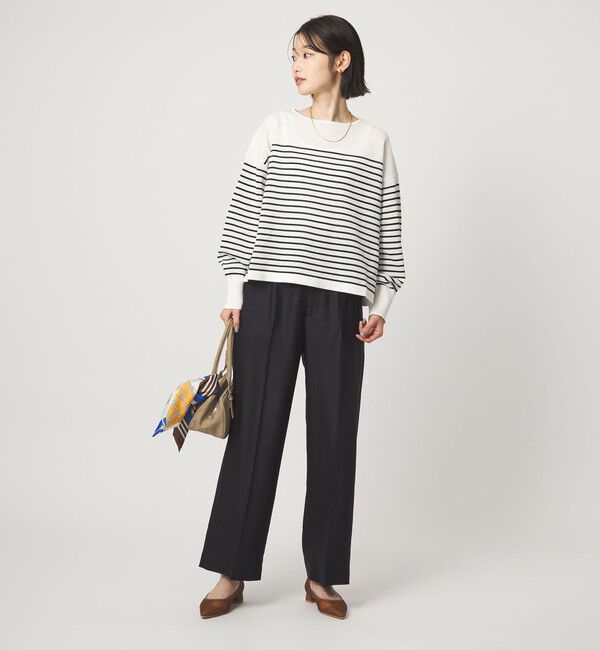 UNITED ARROWS green label relaxing「シャーリー ワイド プルオーバー ニット ウォッシャブル」|ニット・セーター|