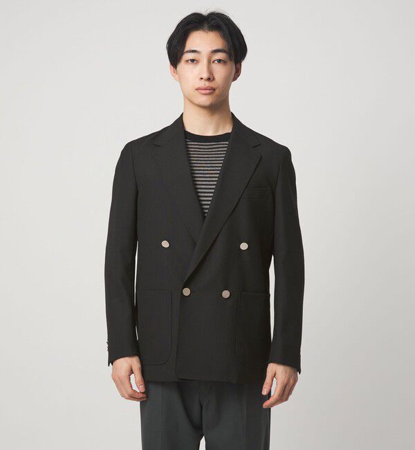 UNITED ARROWS green label relaxing「TW トロピカル ダブルブレスト 4B ブレザー ジャケット」|テーラードジャケット|