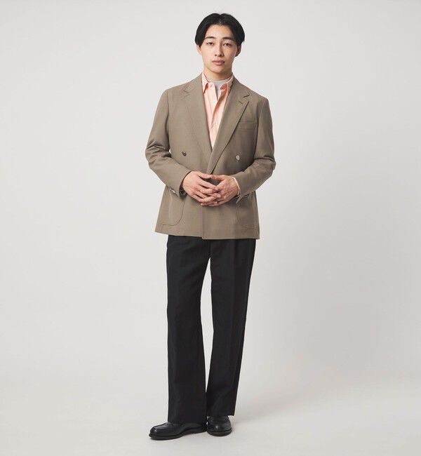 UNITED ARROWS green label relaxing「TW トロピカル ダブルブレスト 4B ブレザー ジャケット」|テーラードジャケット|