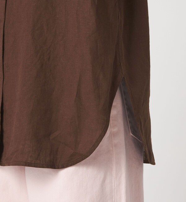 UNITED ARROWS green label relaxing「【結論シリーズ】リネン2WAYシャツ［size SHORTあり］」|シャツ・ブラウス|