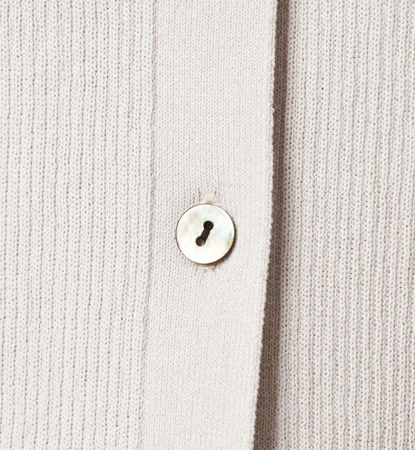 UNITED ARROWS green label relaxing「HIYOKE エリツキ リブ ニット マシンウォッシャブル UVカット 遮熱」|ニット・セーター|